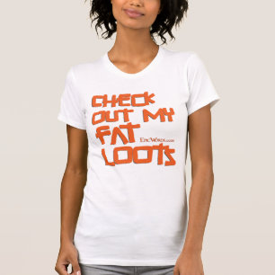 La graisse de dames pille le T-shirt