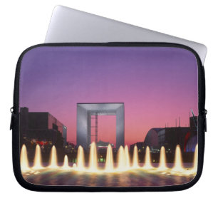 La Grande Arche, La Defence, Paris, France Laptop Sleeve