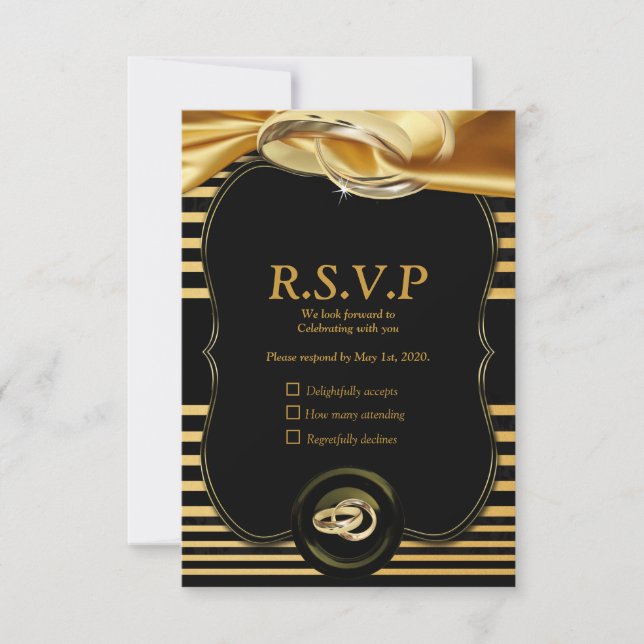 La grande carte Gatsby RSVP (Devant)