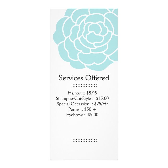 La grande fleur bleue entretient la carte de (Devant)