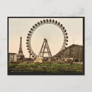 La grande rue (i.e., roue), Paris, France classic Postcard