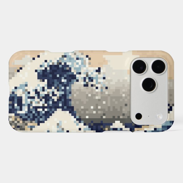 La Grande vague au large de Kanagawa 8 bits Pixel  (Verso (Horizontal))