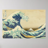 La Grande Vague au large de Kanagawa Affiche