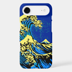 La grande vague Hokusai en style pop art