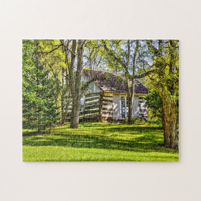 La grange rustique Ohio. Jigsaw Puzzle (Horizontal)