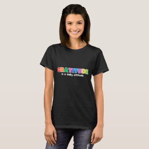 La Gratitude des femmes est un T-shirt d'attitude 