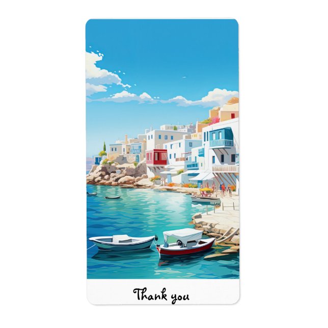 La gratitude mykonos-élégante inspirée par la Grèc (Devant)