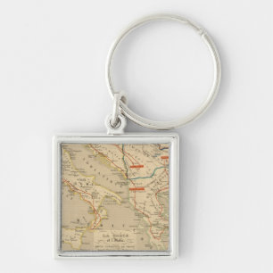 La Grece et l'Italie, 306 a 410, ap JC Keychain