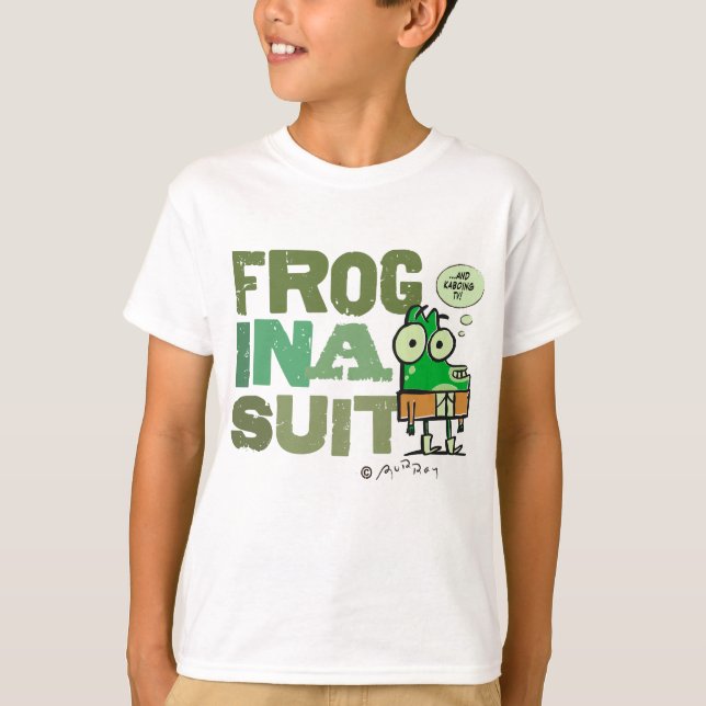 La grenouille dans un costume badine le T-shirt (Devant)