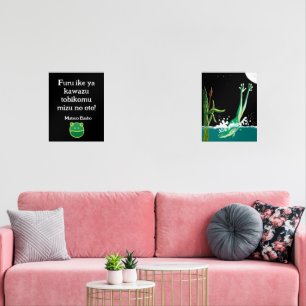 La grenouille de Basho Haiku