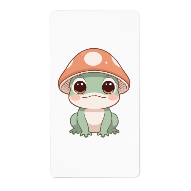 La grenouille de Kawaii dans le Casquette des cham (Devant)