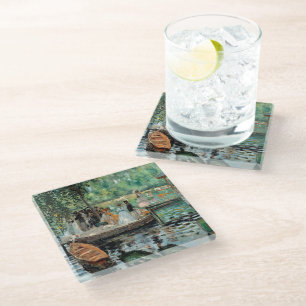 La Grenouillère Auguste  Renoir   Glass Coaster