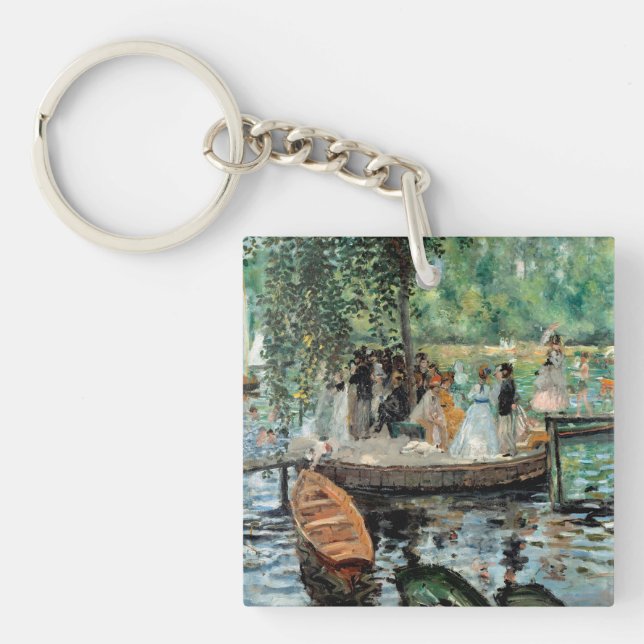 La Grenouillère Auguste  Renoir   Keychain (Front)