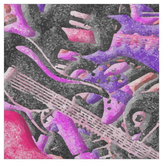 La guitare arrose le tissu (Échantillon)