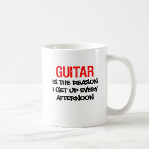 La guitare est la raison que je lève chaque tasse