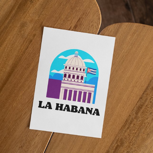 La Habana Cuba Vintage    Postcard (havana cuba la habana postcard)