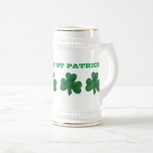 LÁ HAPPY ST PATRICK BEER STEIN