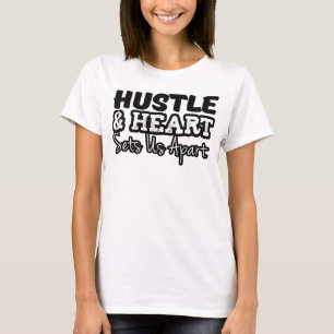 La hâte et le coeur nous place les T-shirts