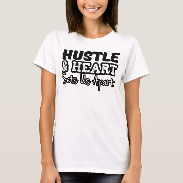 La hâte et le coeur nous place les T-shirts (Devant)