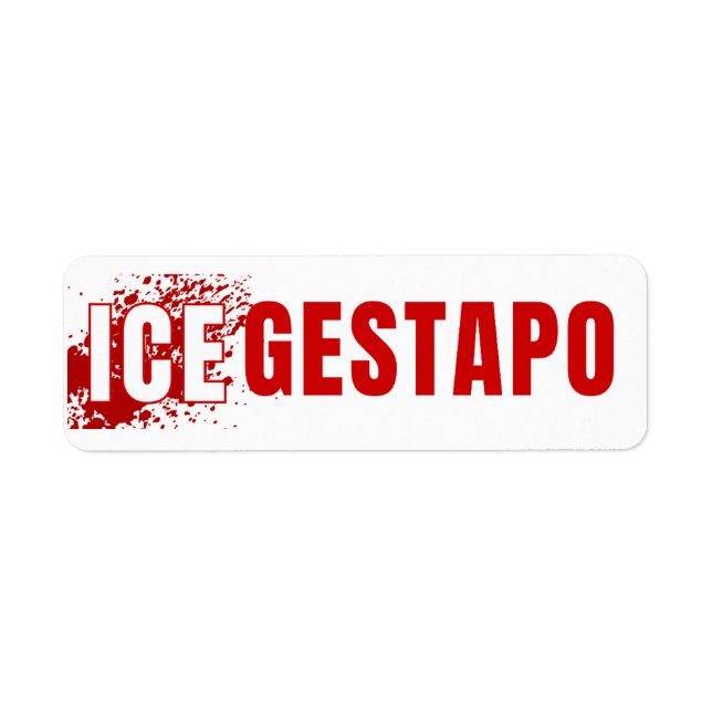 La ICE est égale à la Gestapo anti Trump (Devant)