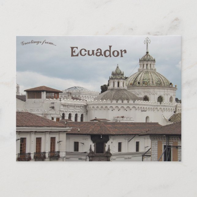 La Iglesia de la Compania de Jesus Quito Ecuador Postcard (Front)