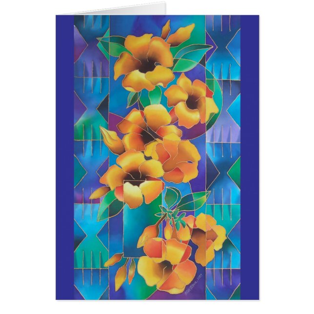 LA "ÎLE FLEURIT L'ALLAMANDA DE ~ " (Devant)