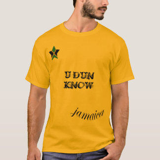 La Jamaïque "CRÉANCIER d'U CONNAISSENT" le T-shirt