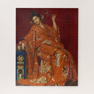 La Japonaise by Emile Villa Vintage Oriental Art Jigsaw Puzzle