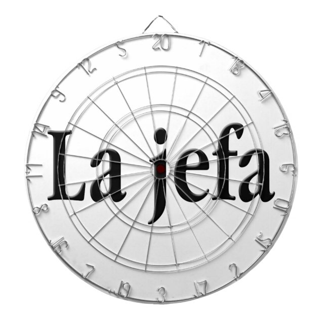 La jefa dartboard (Front)