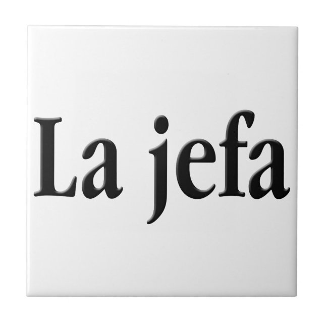 La jefa tile (Front)