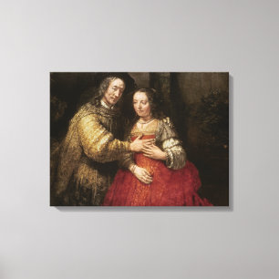 La jeune mariée juive, c.1667 (huile sur la toile