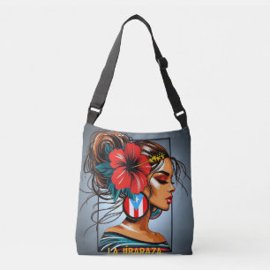 La Jíbaraza 11 – Puerto Rican Jíbara Art • Boricua Crossbody Bag