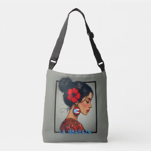 La Jíbaraza 14 – Puerto Rican Jíbara Art • Boricua Crossbody Bag