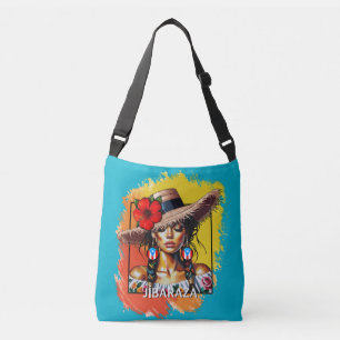 La Jíbaraza 5 – Puerto Rican Jíbara Art • Boricua Crossbody Bag