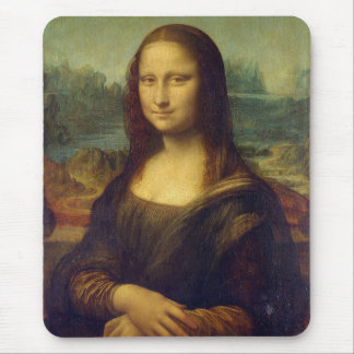 La Joconde - Portrait of Mona Lisa - Leonard of Vi Mouse Pad