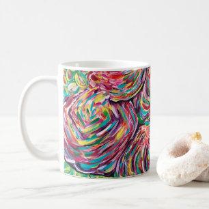 La jolie tasse de café, tasse artsy, peintres