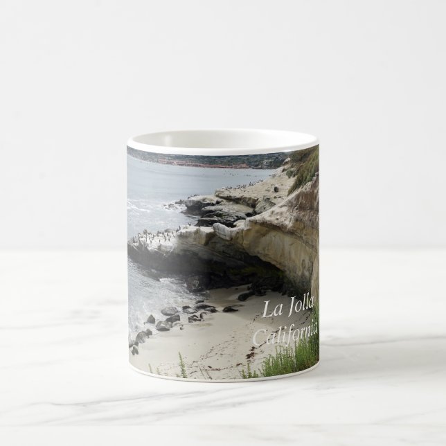 La Jolla Cove in California Coffee Mug (Center)