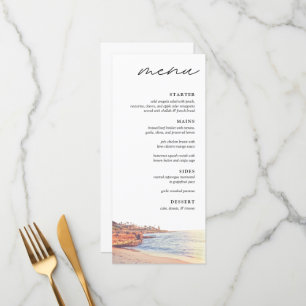 La Jolla Cove Menu Mariage