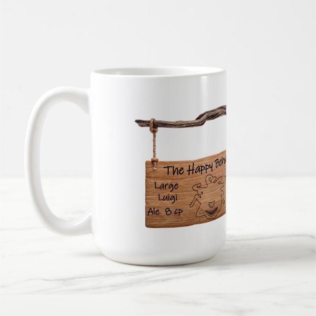 La joyeuse taverne à porte-parole Mug (Gauche)