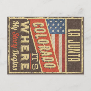 La Junta Colorado Postcard