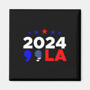La Kamala Harris 2024 Election President Magnet
