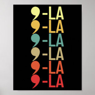 La Kamala Harris President 2024 Vintage Election Poster