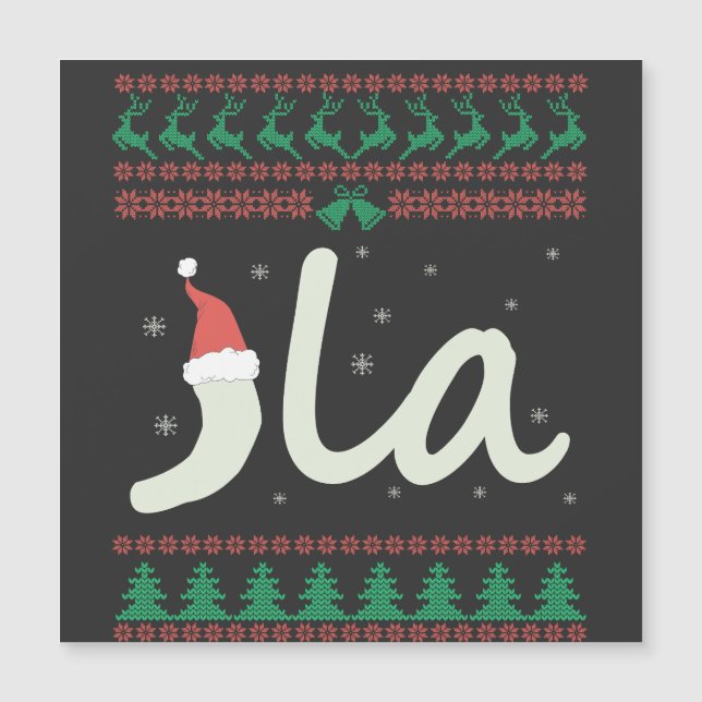 La Kamala Harris Ugly Christmas Sweater Election (Front)