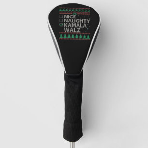 La Kamala Harris Ugly Christmas Sweater Election Golf Head Cover
