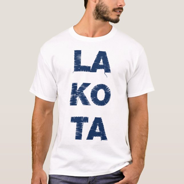 LA KO TA Navy T-Shirt (Front)