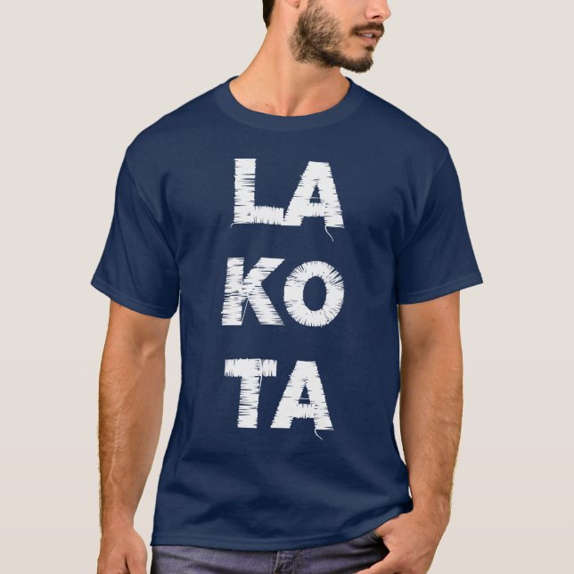 LA KO TA white T-Shirt (Front)
