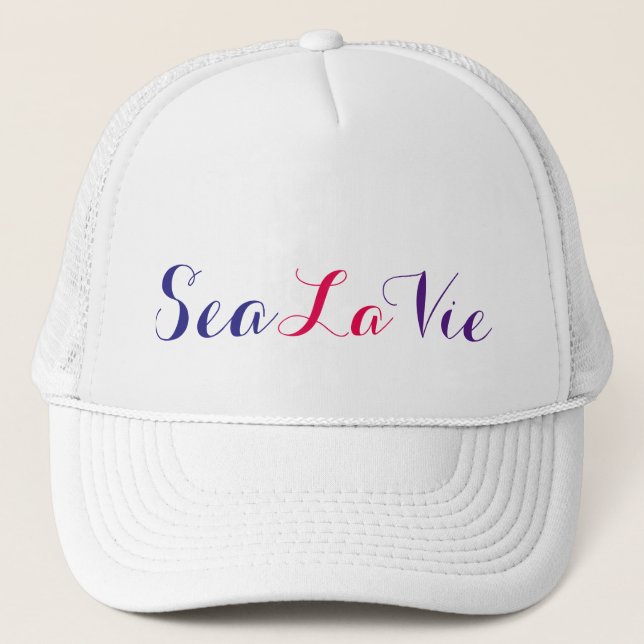 la La de mer luttent le casquette de plage de (Devant)