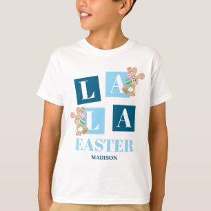 La La Easter Cute Bunny Kids T-Shirt