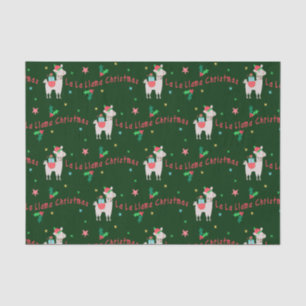 La La Llama Christmas Tissue Paper
