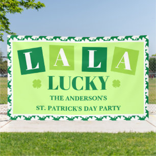 La La Lucky St. Patrick’s Day Party Banner